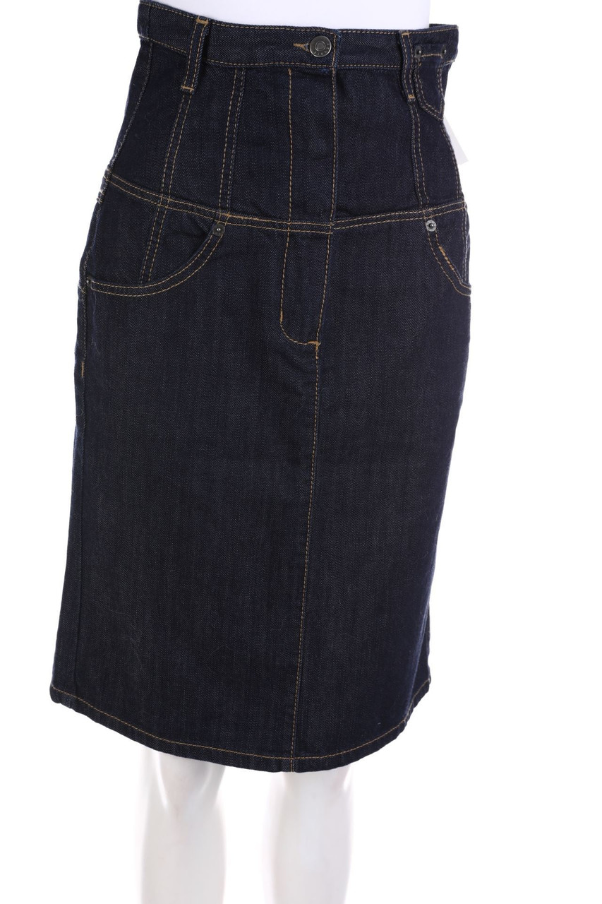 SISLEY - Jeansrock mit Riegeln - D 38