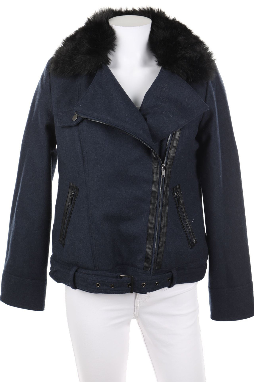 SOFT GREY La Redoute - Jacke aus Woll-Mix im Biker-Stil - D 38