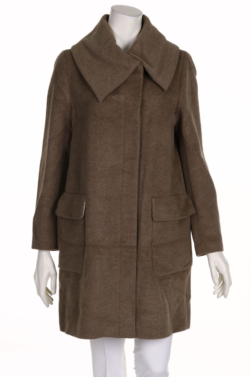 GERARD DAREL - Coat, Virgin Wool Mix with Angora - D 36