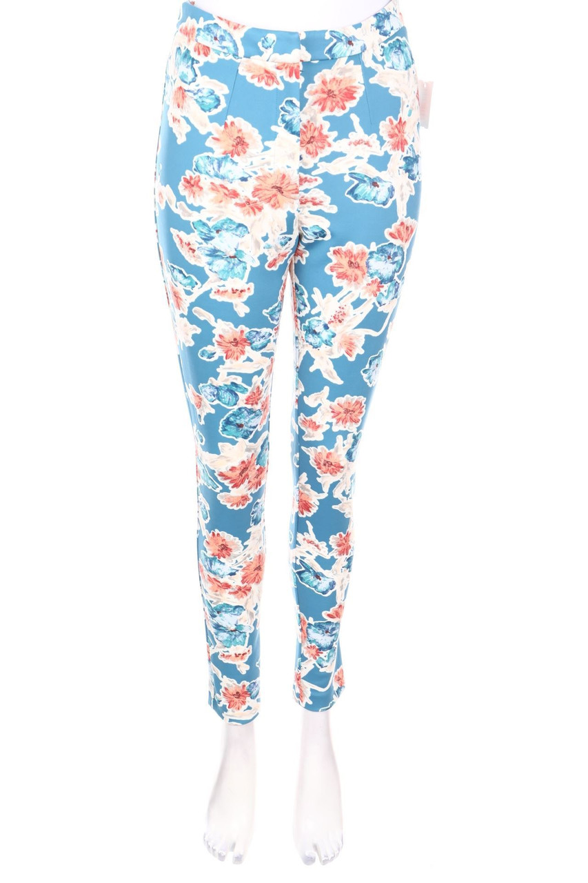 LOVE LABEL - Skinny-Hose mit Blumen-Print - D 36