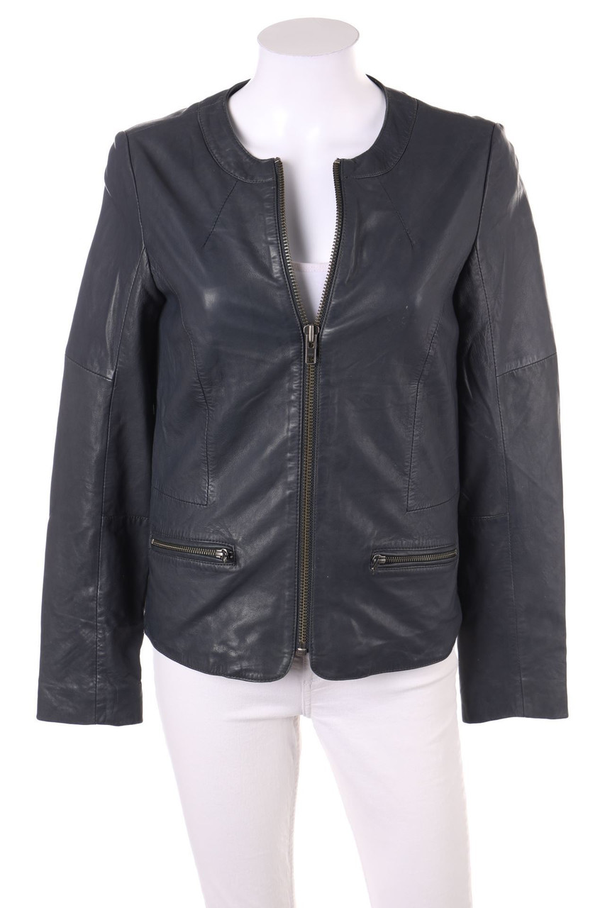 NAF NAF - Lederjacke mit Reißverschluss - D 36