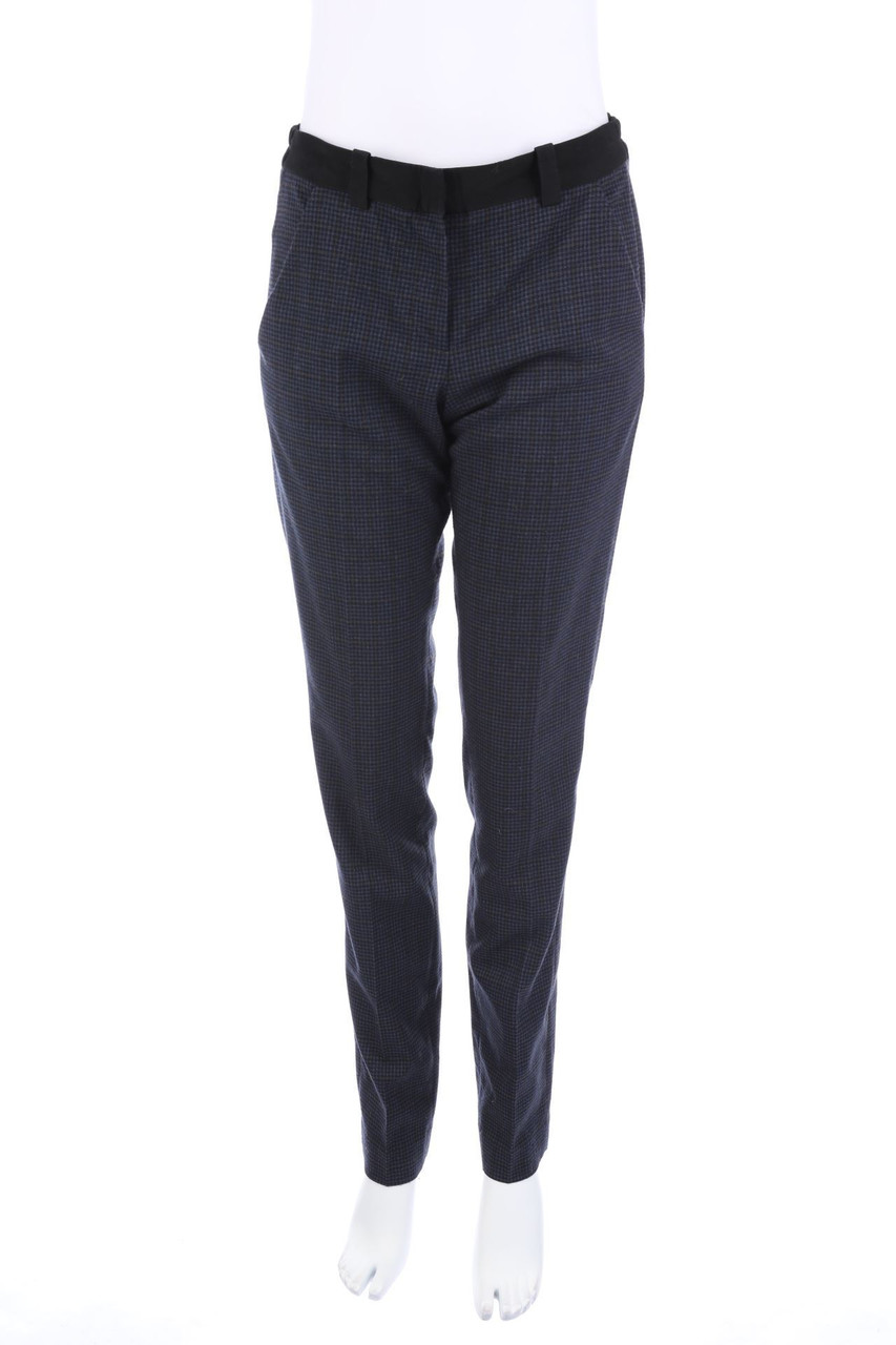 maje - Patterned Pants with Silk - D 38