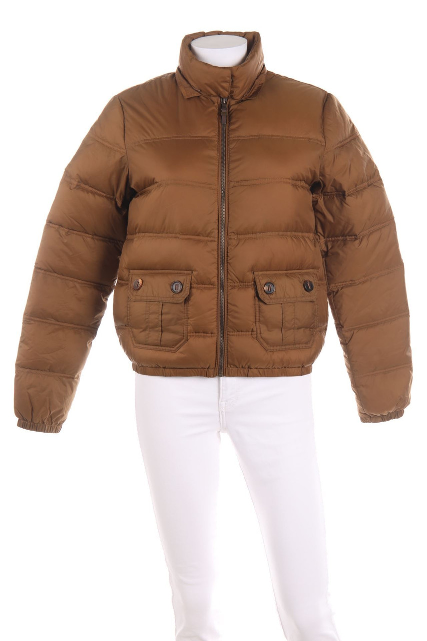 Massimo Dutti - Puffer-Jacke mit aufgesetzten Taschen - S