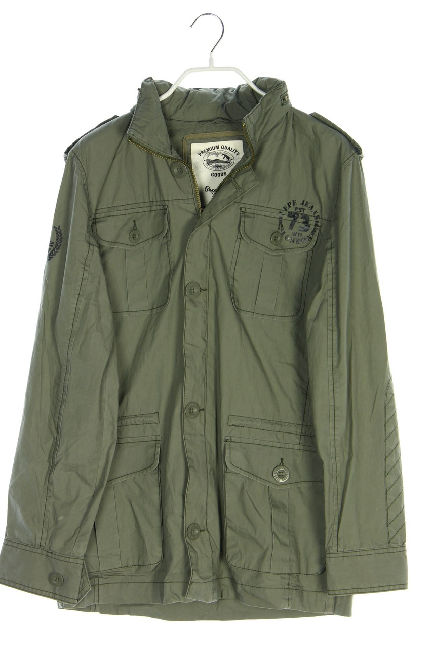 Pepe Jeans London - Jacket, Military Style with Hood - M