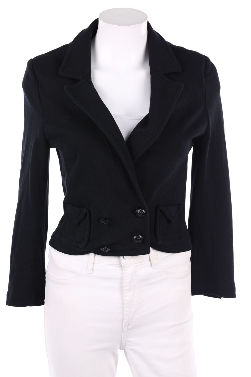 MANGO - Cropped-Blazer with Cropped Sleeves - S