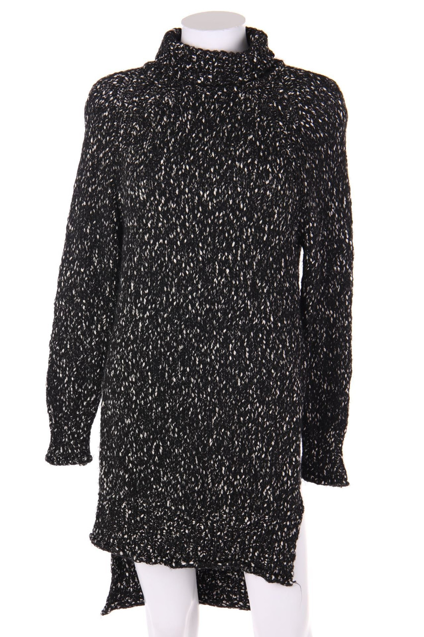 Zara Knit - Vokuhila-Strickkleid mit Schlitz - S