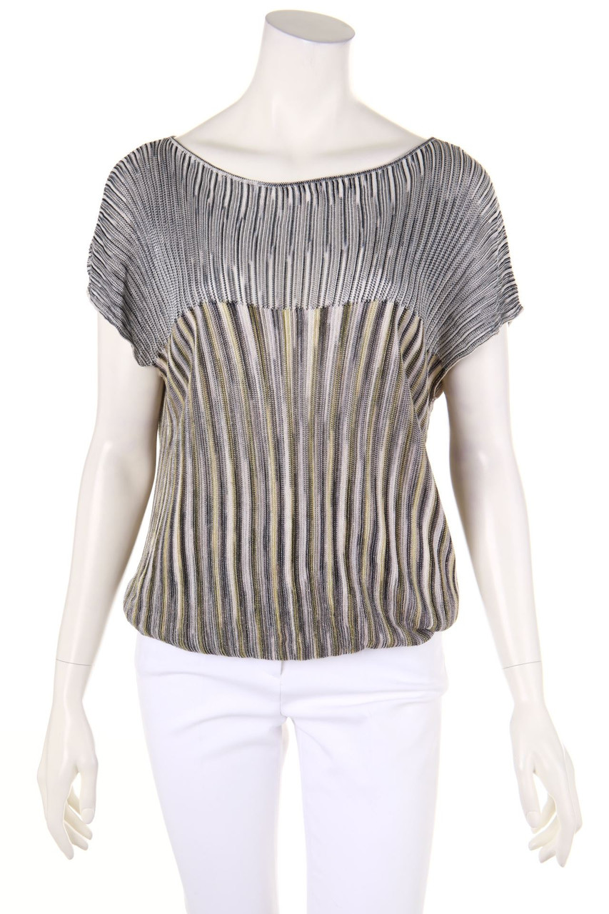 PENNYBLACK - Glitter-Shirt with Stripes - M