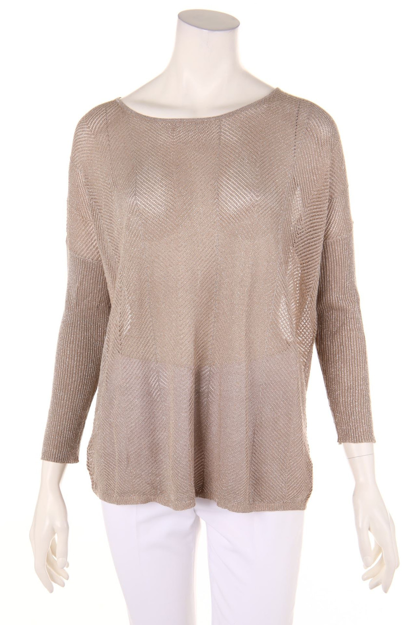 alberto bini - Strick-Pullover mit Metallic-Effekt - D 38