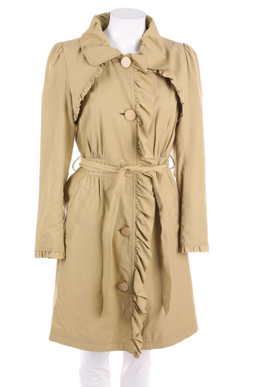 Derhy - Trenchcoat with Frills - S