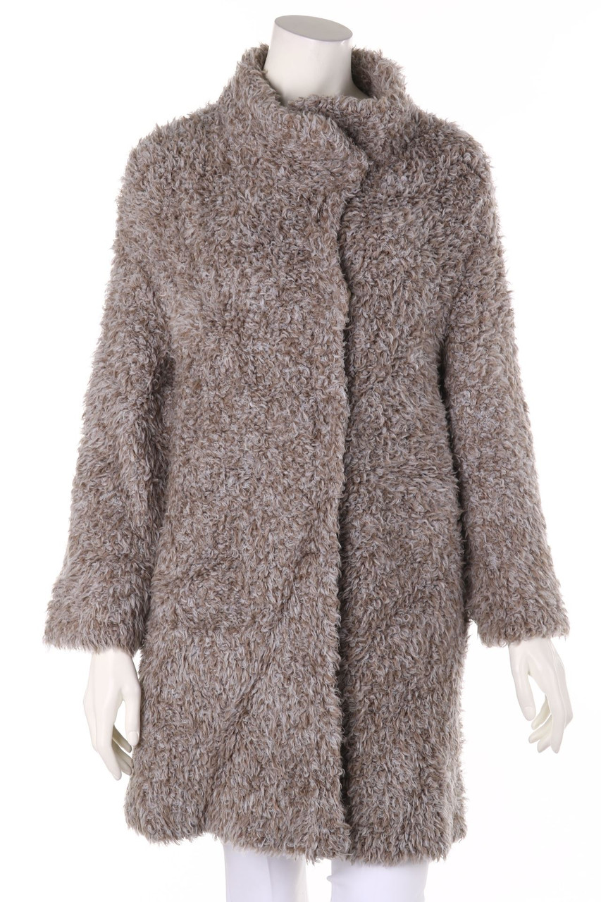 BRUNO MANETTI - Fake Fur-Cardigan, Wool-Blend - D 38