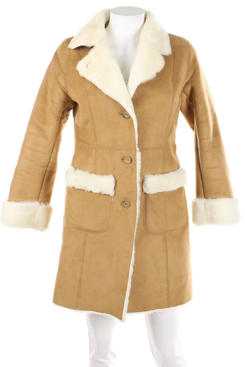 ANN TAYLOR LOFT petites - Faux Shearling-Coat - D 36