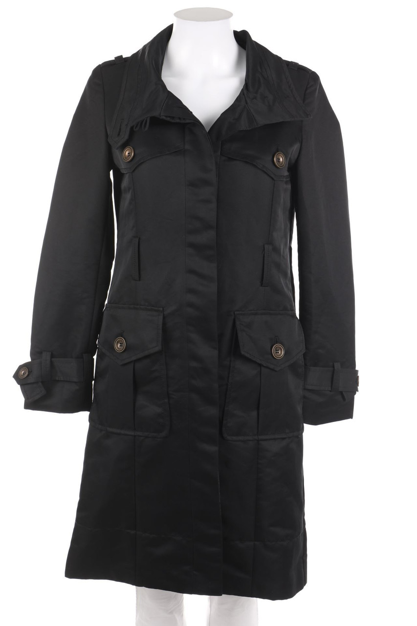 MANGO SUIT - Coat with Patch Pockets, Trenchcoat Style - S