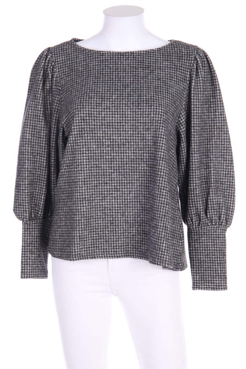 MANGO - Strick-Pullover mit Puffärmeln - S