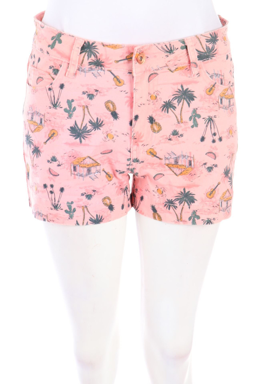 No Label - Hotpants with Print - L
