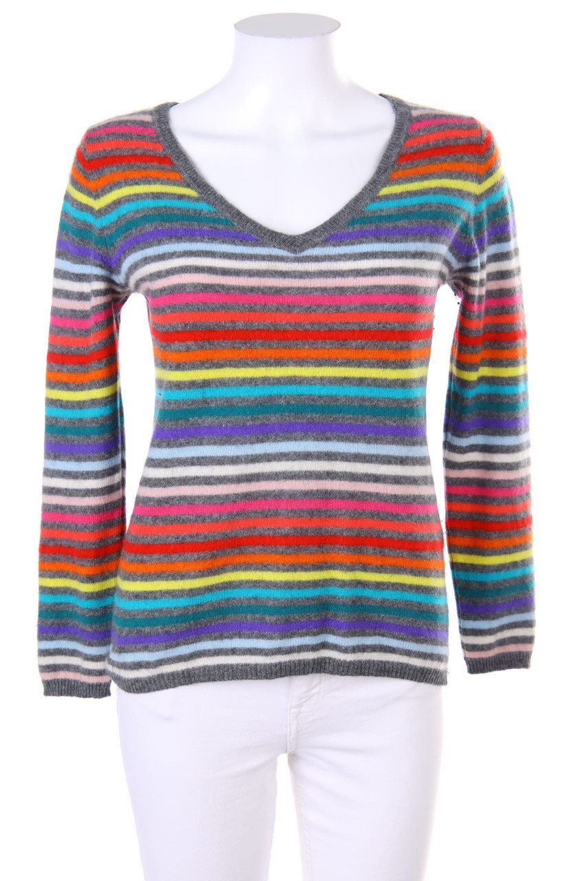 maddison - Strick-Pullover aus 100% Kaschmir mit Streifen - S