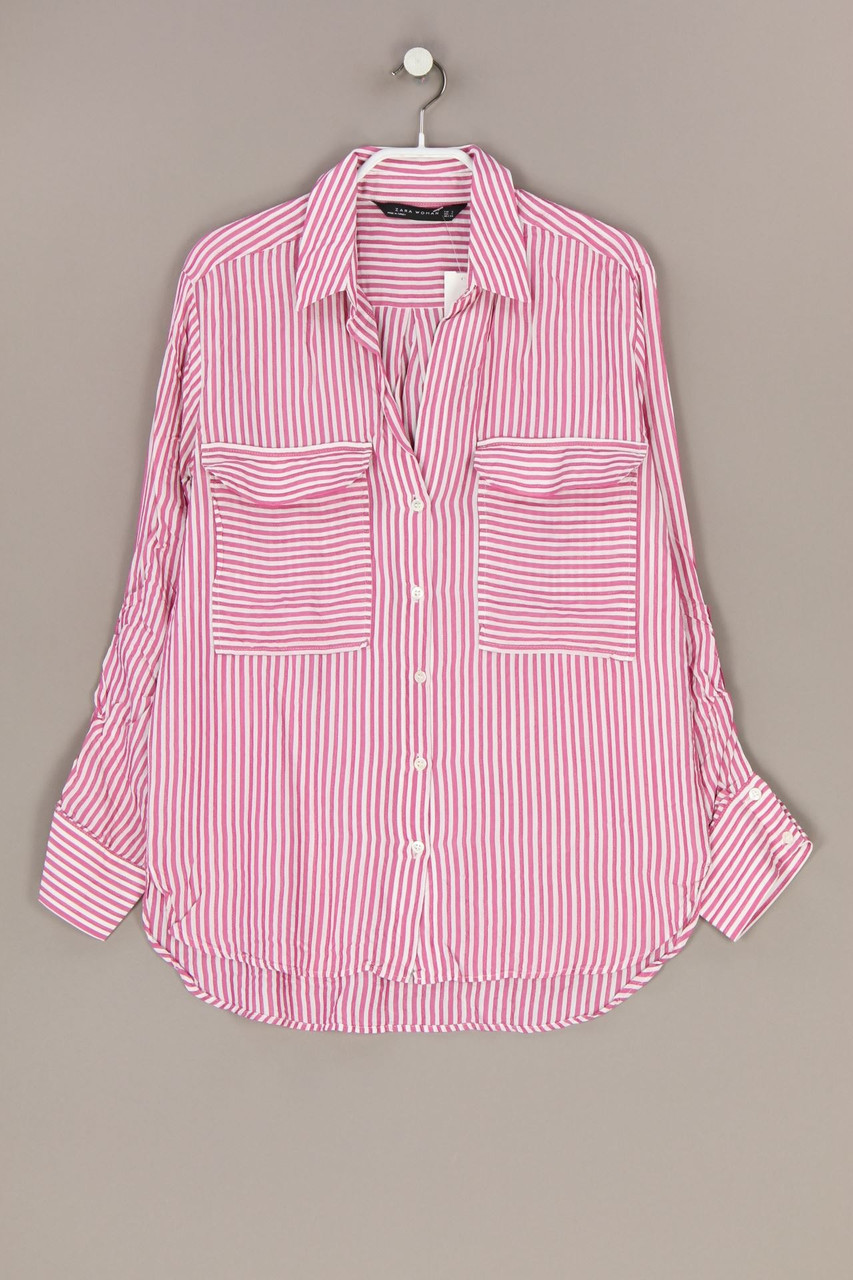 ZARA WOMAN - Bluse mit Streifen - S