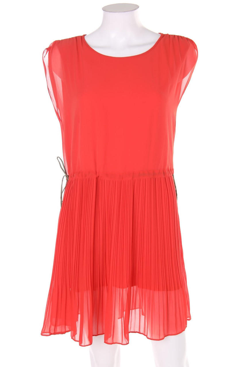 LES PETITES - Chiffon-Plissé-dress with Drawstring - M
