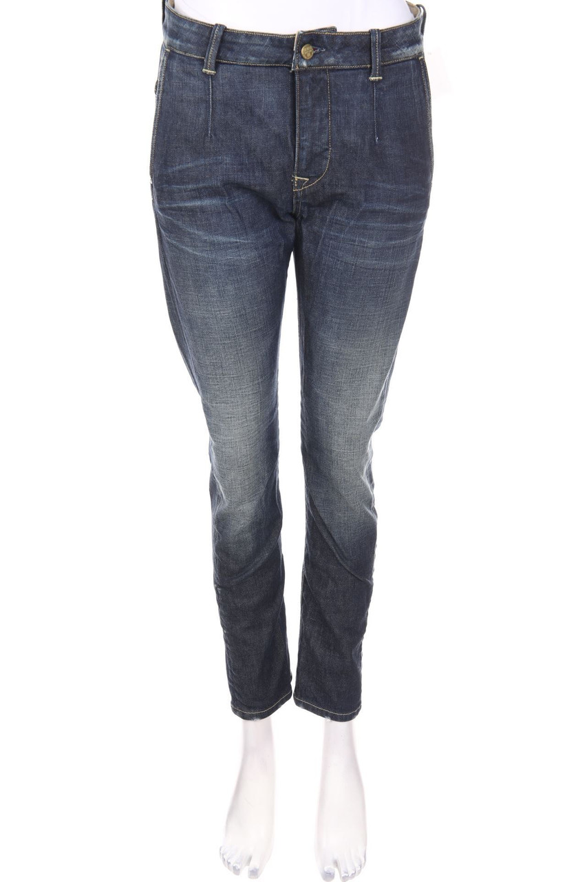 GUESS - Used Look Boyfriend Jeans with Logo Application - W28