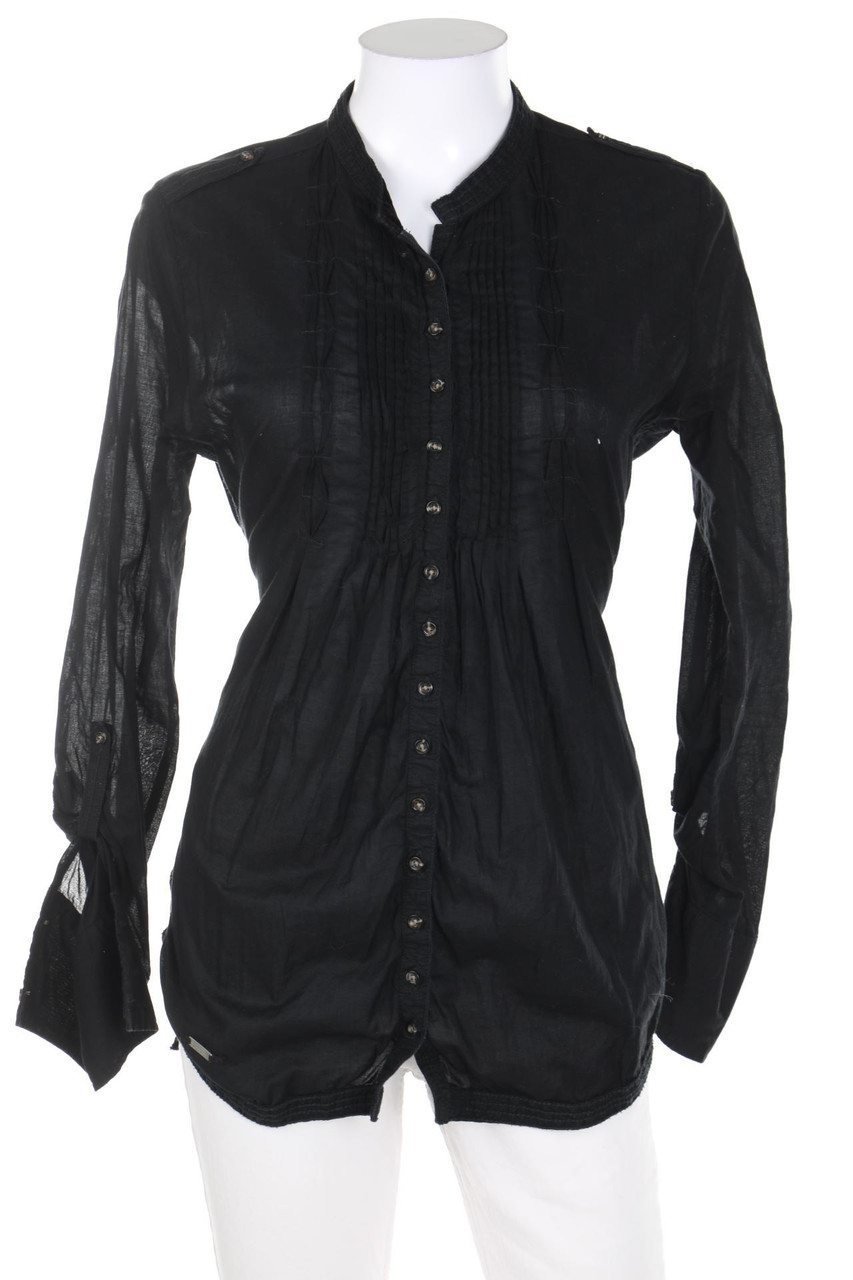 Superdry - Hemd-Bluse mit Biesen - M