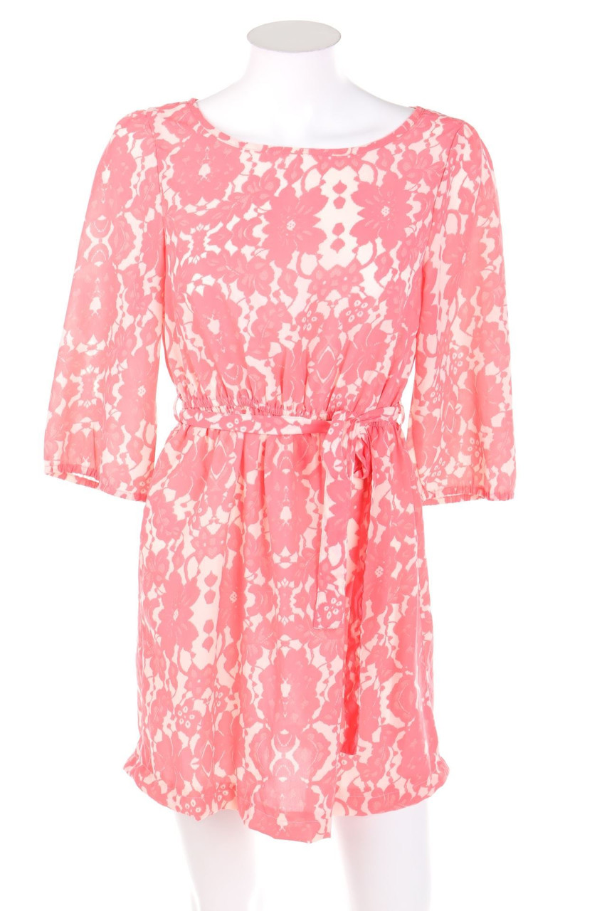 H&M - Chiffon-Kleid mit Print - D 36