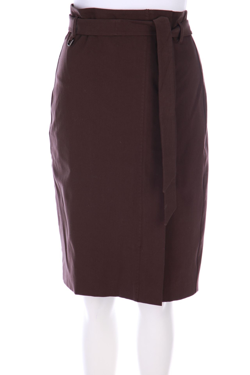 Max Mara - Rock aus Baumwoll-Mix in Wickel-Optik - D 38