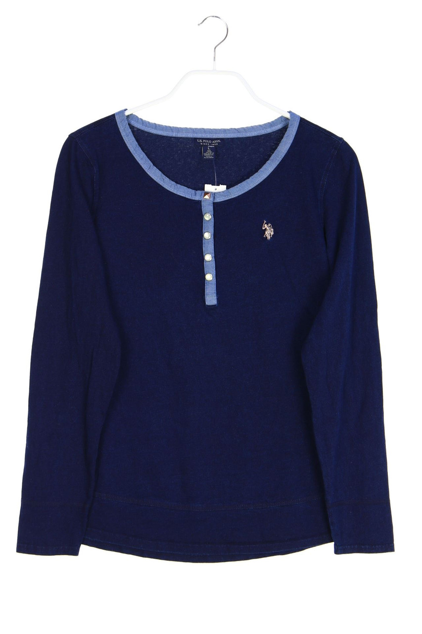 U.S. POLO ASSN. - Longsleeve-Shirt mit Logo-Stickerei - L