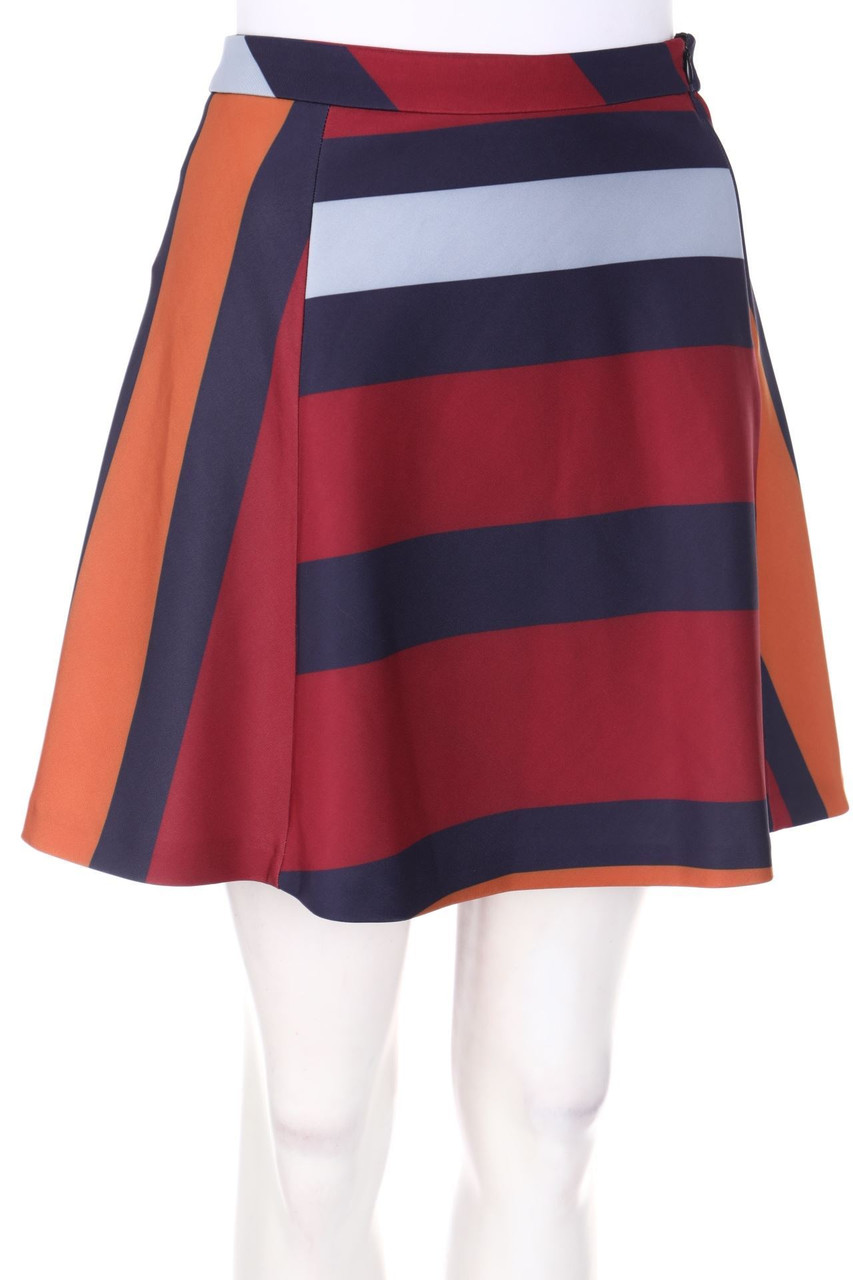 ZARA WOMAN - Muster-Mini-Minirock - L