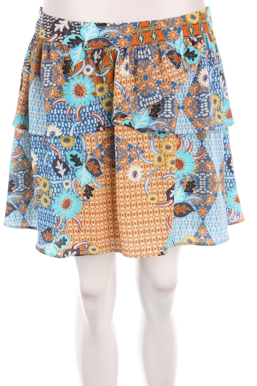 KOOKAI - Volants-Rock mit Blumen-Print - D 40