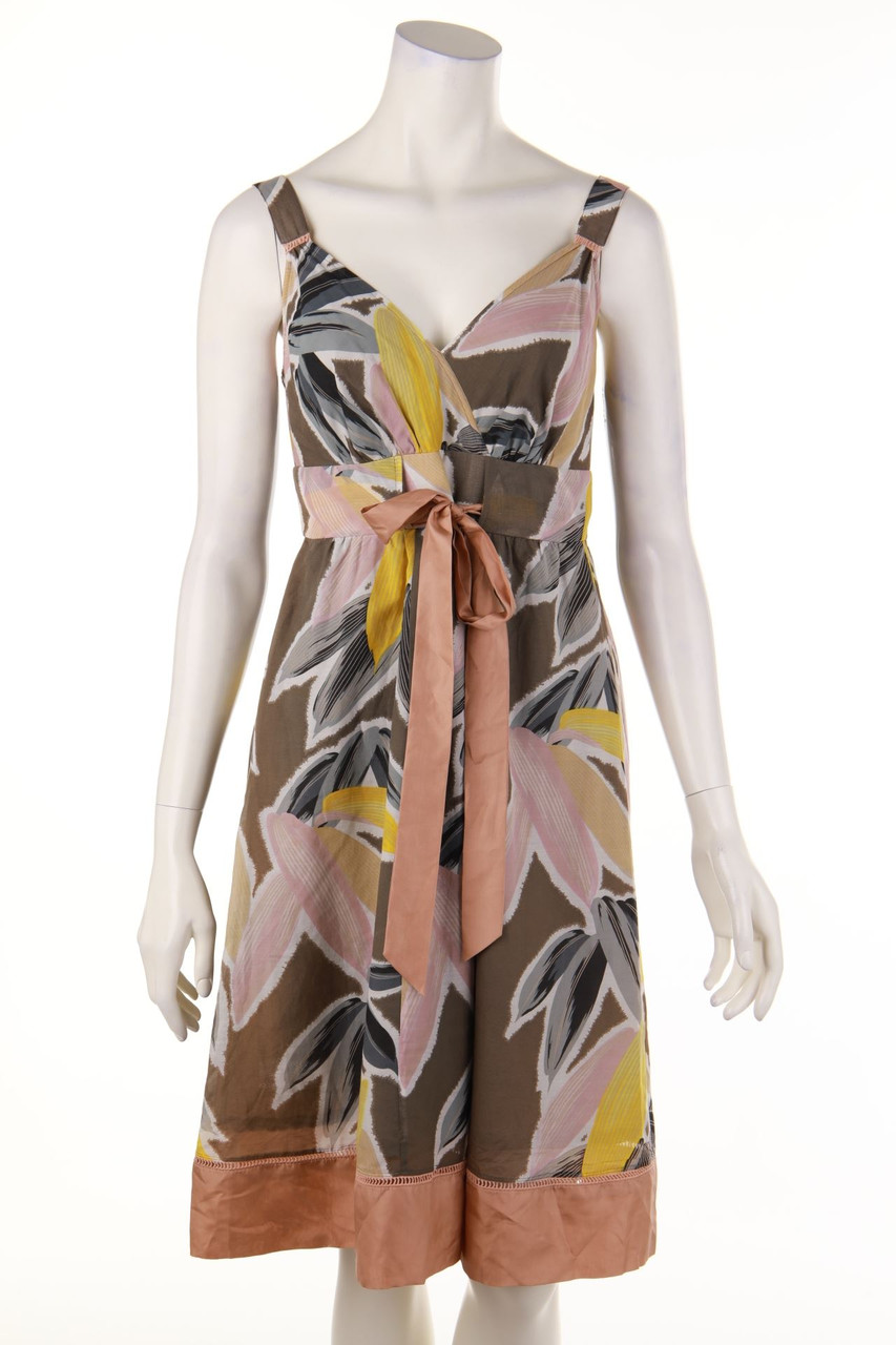 ESSENTIEL Antwerp - Print-Kleid aus Seiden-Mischung - D 34