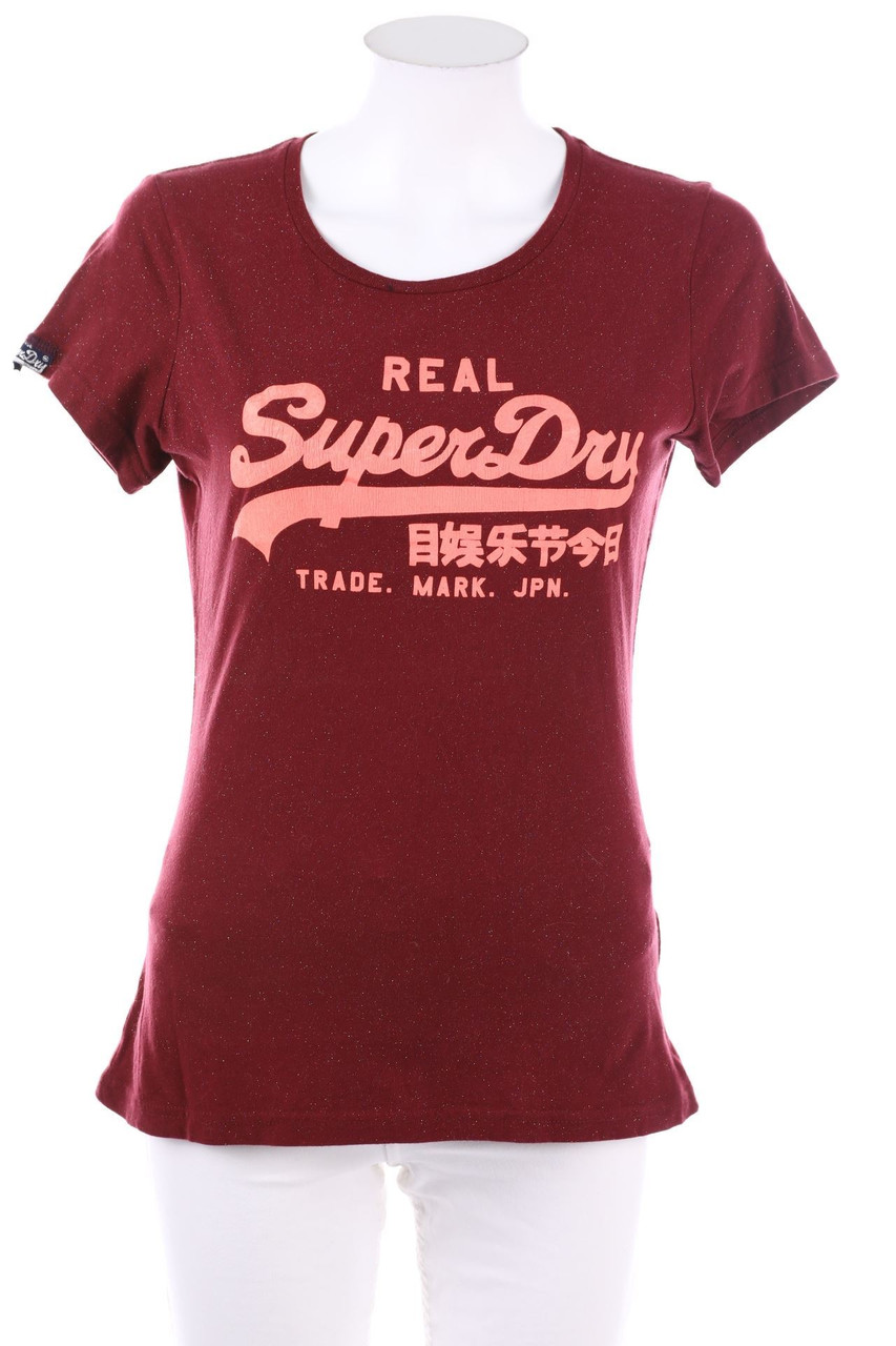 Superdry - Kurzarm-Shirt mit Logo-Print - S