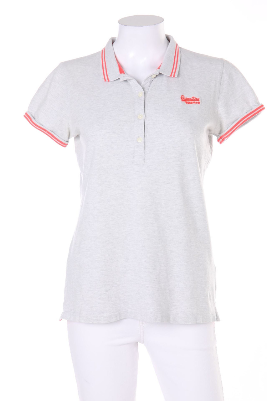 Superdry - Polo-Shirt mit Logo-Stickerei - M