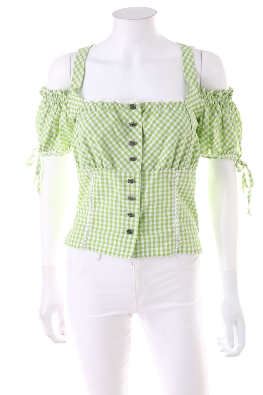 COUNTRY Line - Traditional Blouse with Lace - D 34
