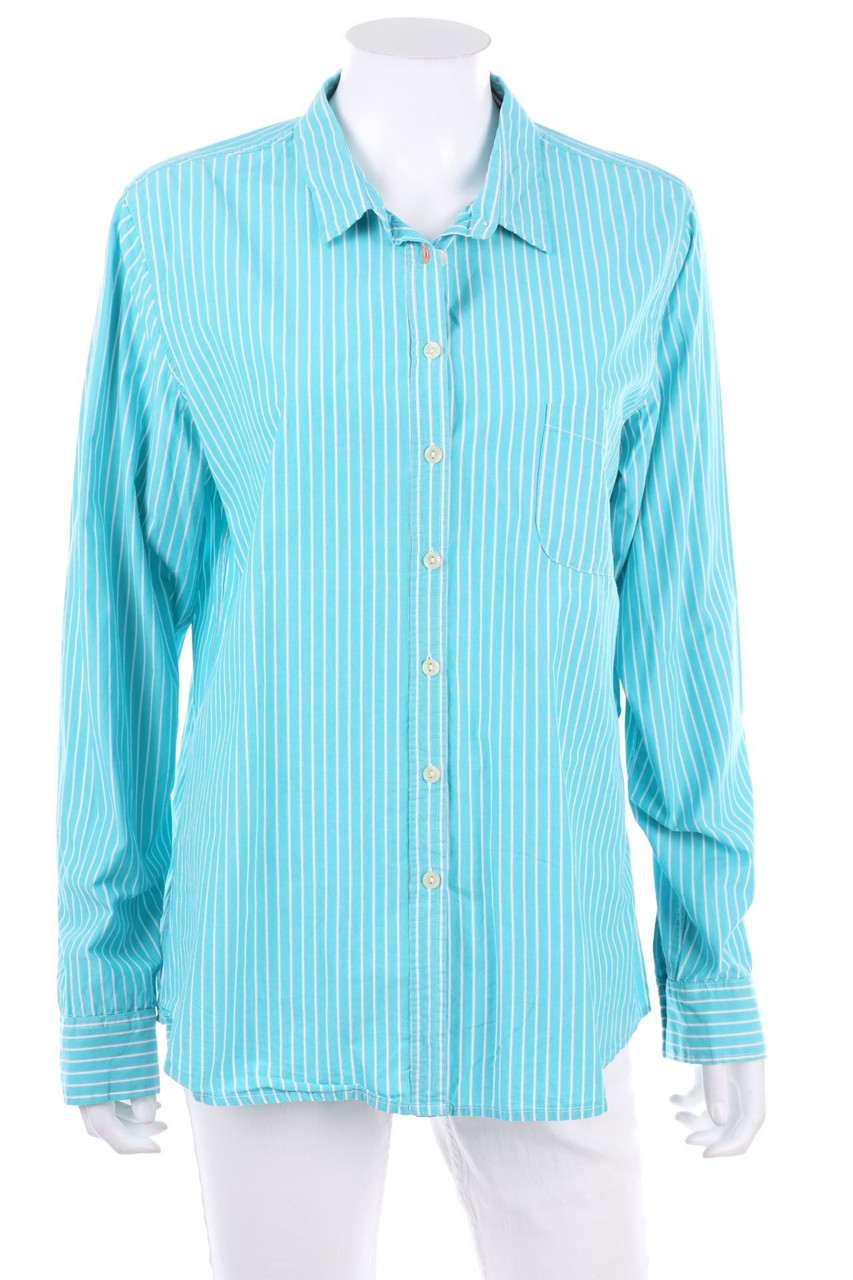 MAISON SCOTCH - Hemd-Bluse aus Baumwolle mit Logo-Patch - D 40