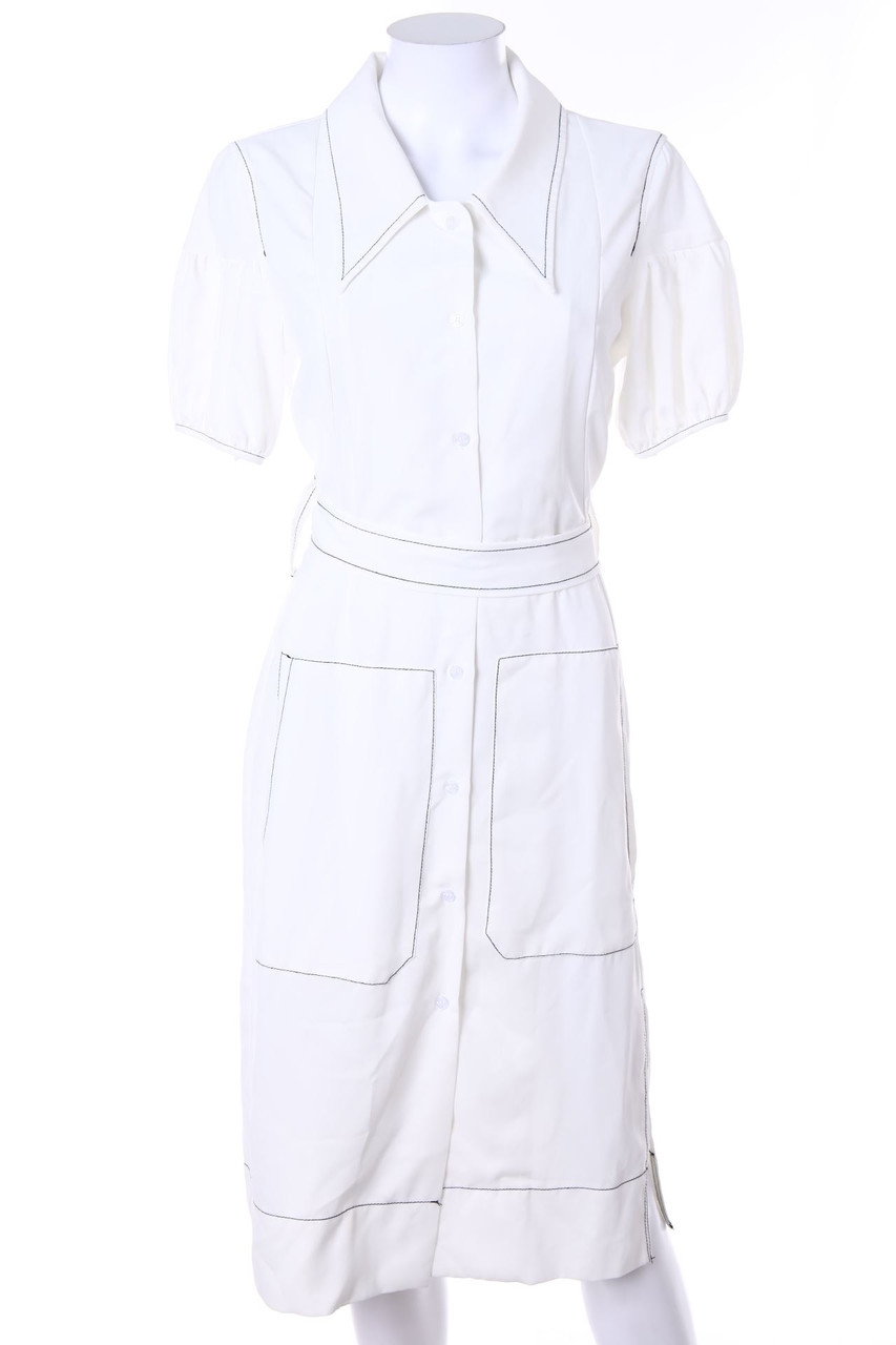 No Label - Dress with Belt - D 38