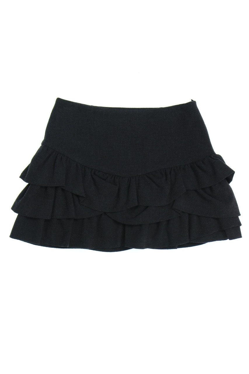 maje - skirt, Layer Look with Volants - D 32