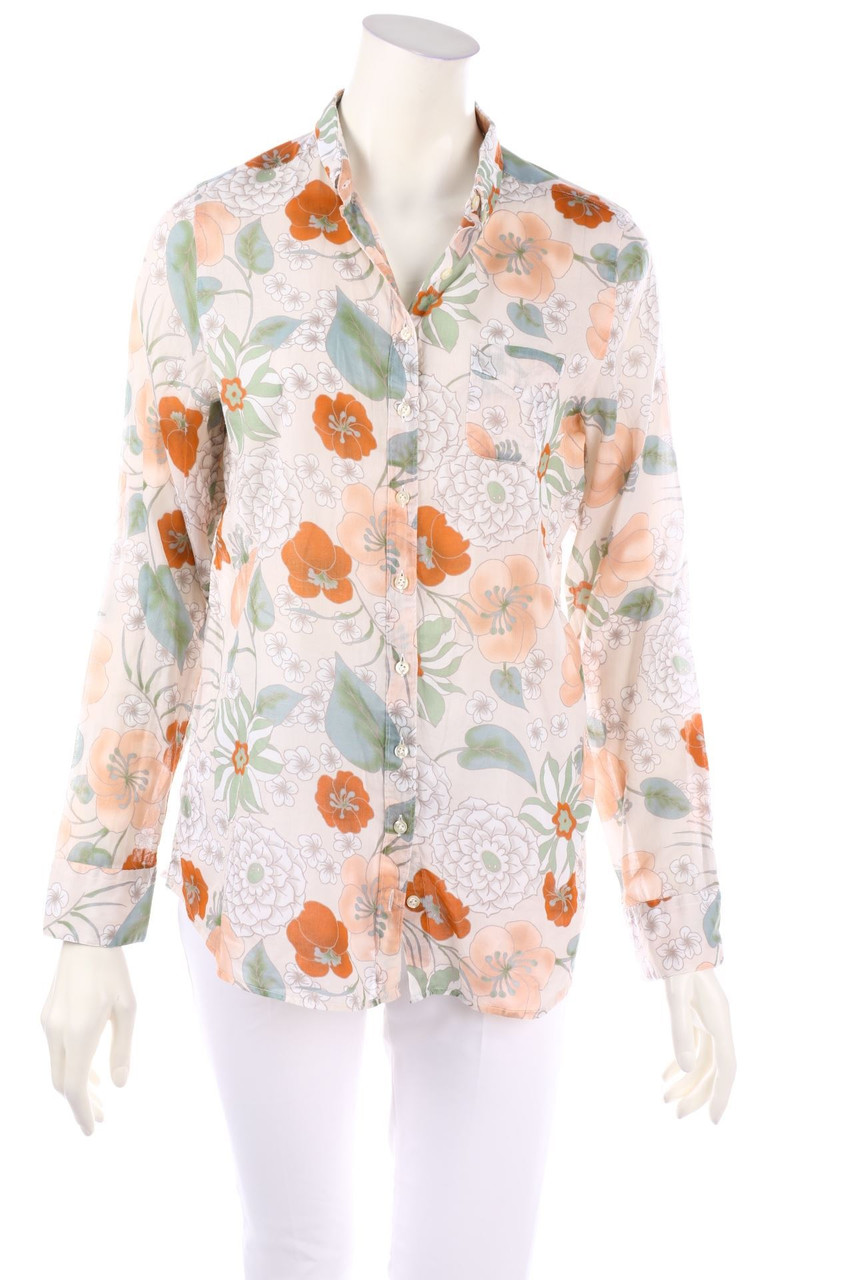 ROBERT FRIEDMAN - Shirt Blouse with Flower Print - XL