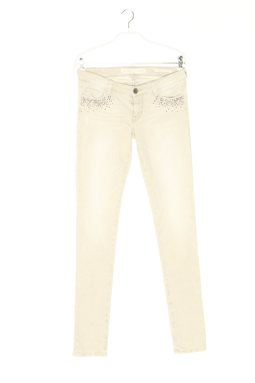 GUESS - Used Look Skinny Jeans with Rhinestones - W28