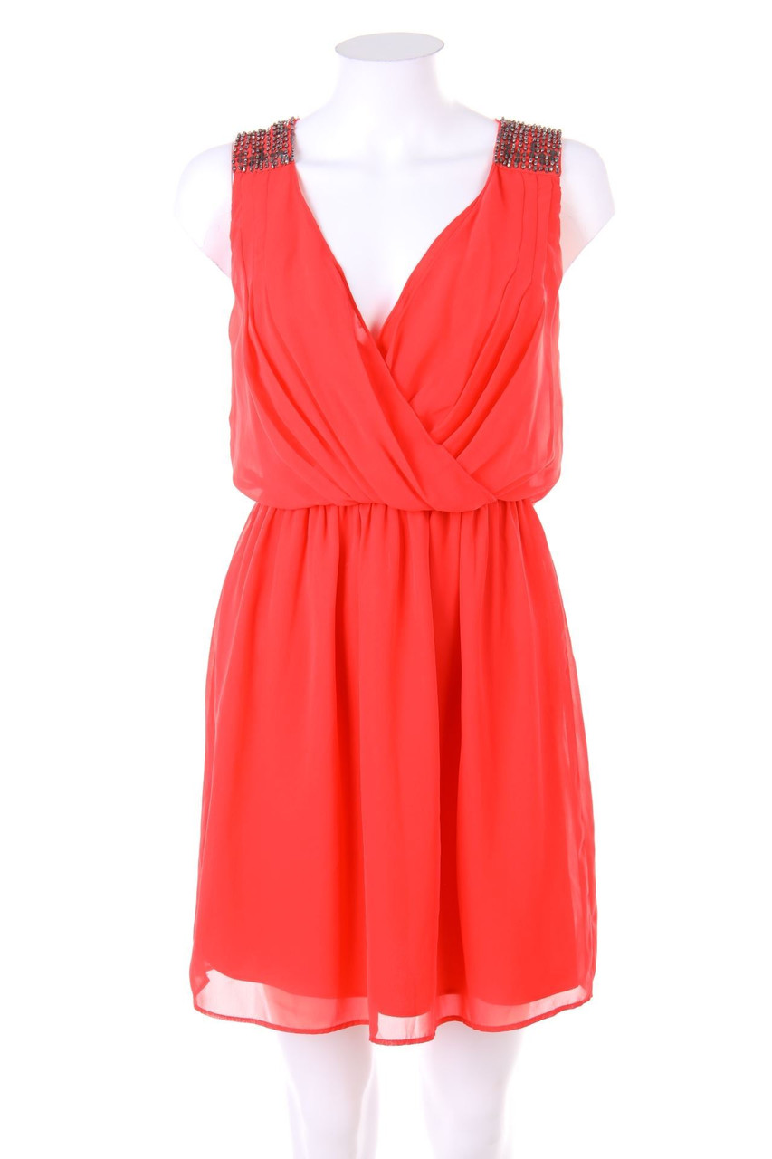 ZARA TRF - Kleid mit Perlen - S