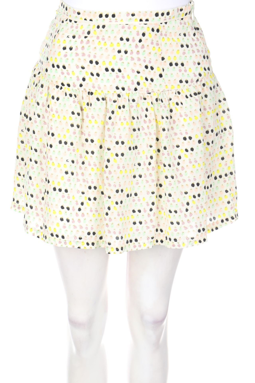 KOOKAI - Minirock aus Seide mit Print - D 42