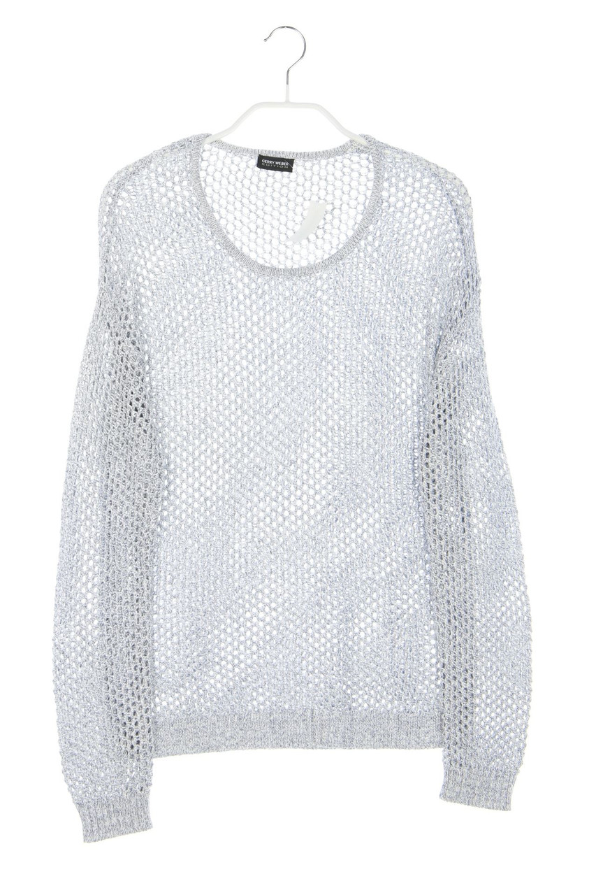 GERRY WEBER - Strick-Pullover mit Metallic-Effekt - D 36-38