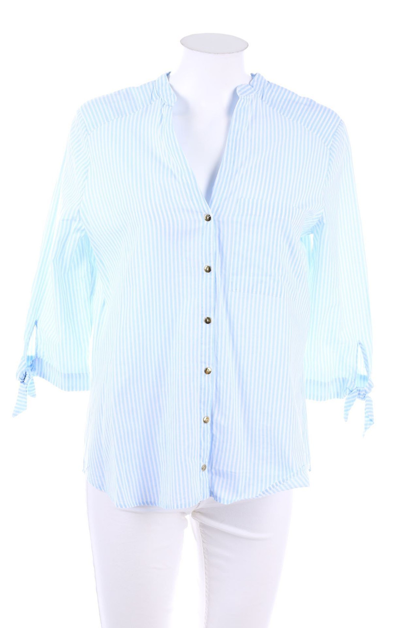 ZARA - Streifen-Bluse mit 3/4-Ärmel - M