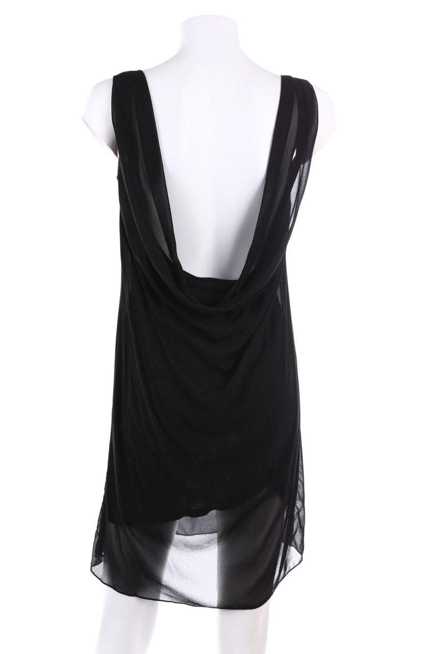 NAF NAF - Glitzer-Kleid mit Rückenausschnitt - M