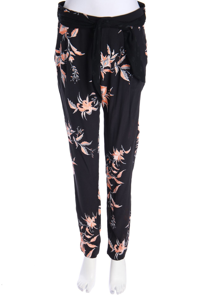 IKKS WOMEN - Pants with floral print with Belt - D 38
