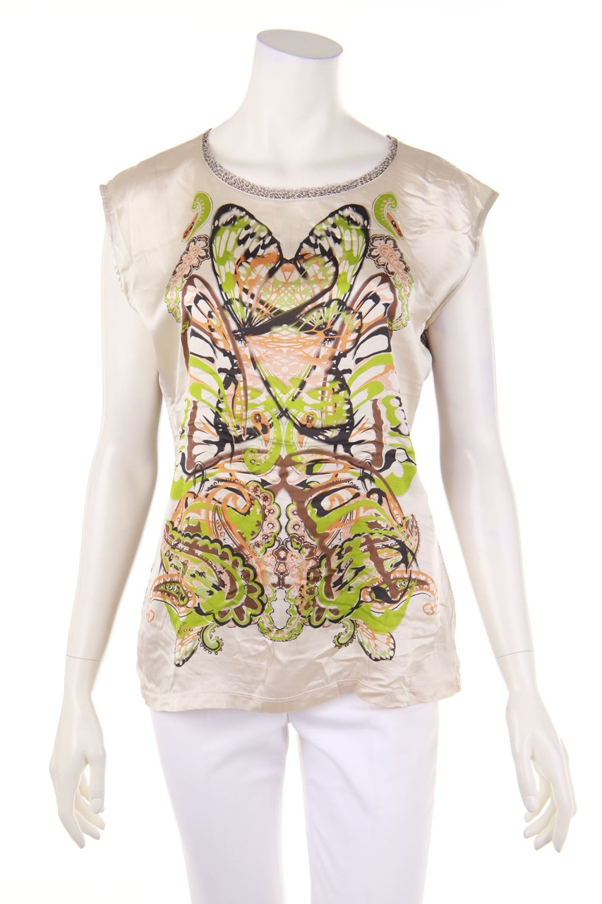 MARC CAIN - A-line Top with Print - M