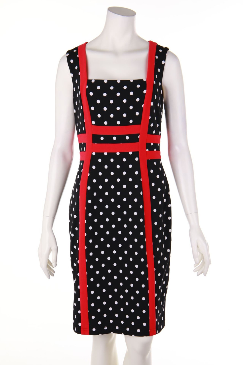 Joseph Ribkoff - Kleid mit Punkten im 50s-Style - D 34