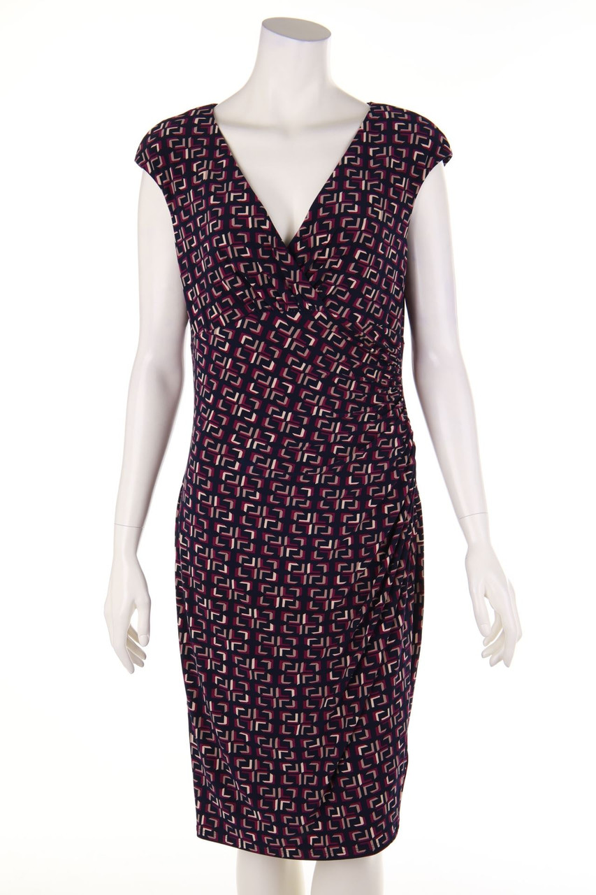 LAUREN RALPH LAUREN - Etui-Kleid mit Print - D 40