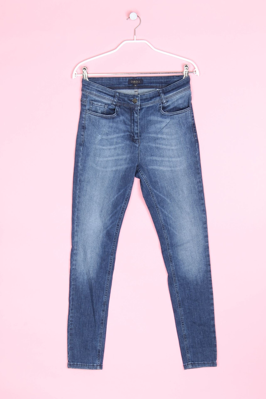 CAROLL - Used Look Skinny Jeans with 