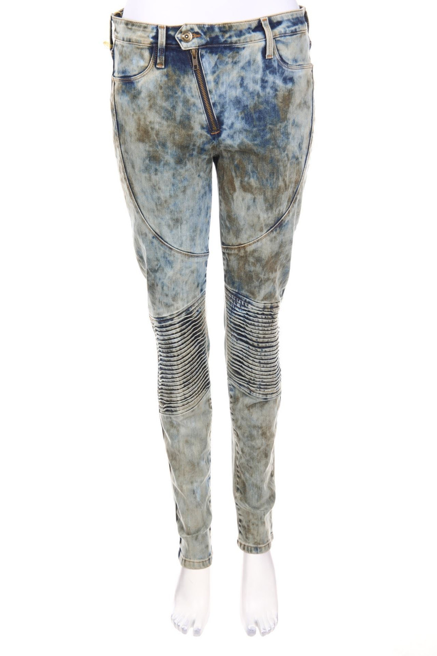 just blue - Jeans im Used Look mit Biesen - W31