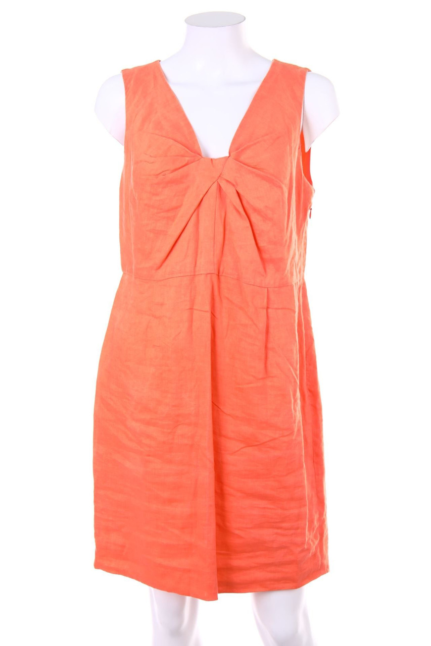maddison - Linen Dress with Ruffles - D 42