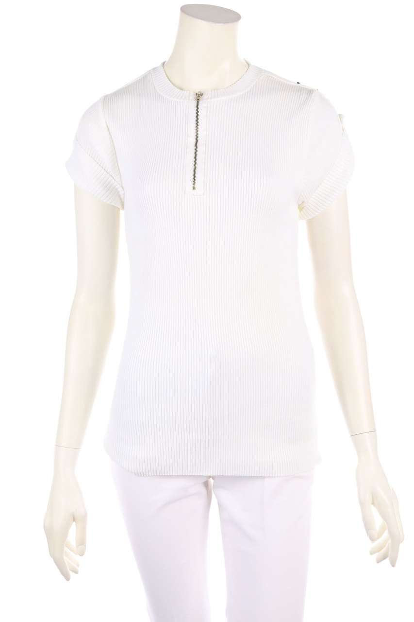 IMPERIAL - Strick-Kurzarm-Shirt mit Applikationen - M